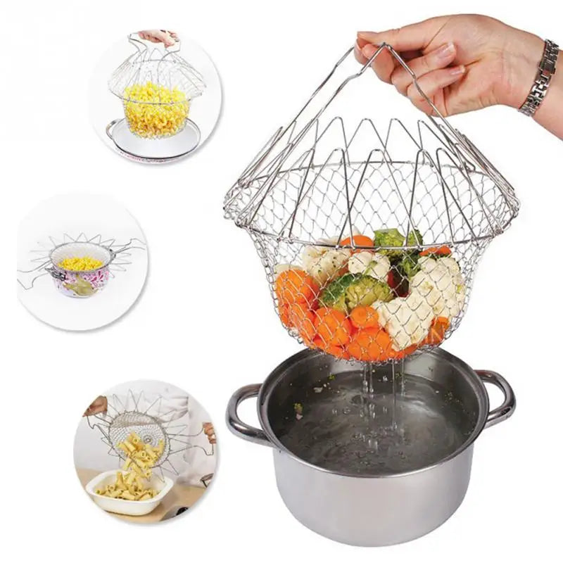 Collapsible Colander Mesh Basket