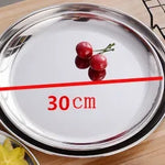 Stainless steel Round steak plate