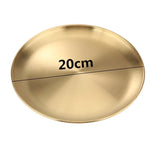 Stainless steel Round steak plate