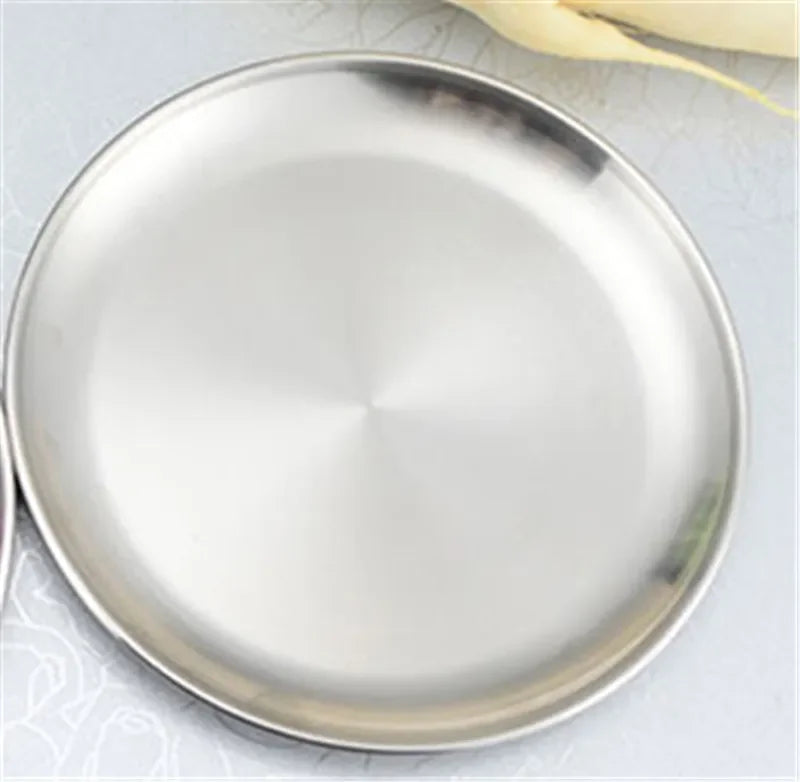 Stainless steel Round steak plate