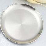 Stainless steel Round steak plate