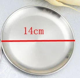 Stainless steel Round steak plate