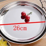 Stainless steel Round steak plate