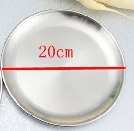 Stainless steel Round steak plate