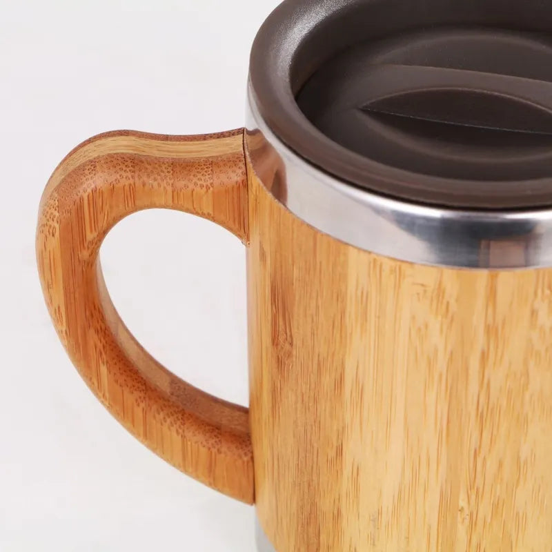 Insulated Bamboo Travel Mug