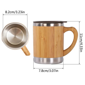 Insulated Bamboo Travel Mug