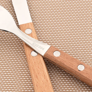 Wooden Handle Cutlery Set