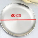 Stainless steel Round steak plate