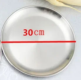 Stainless steel Round steak plate